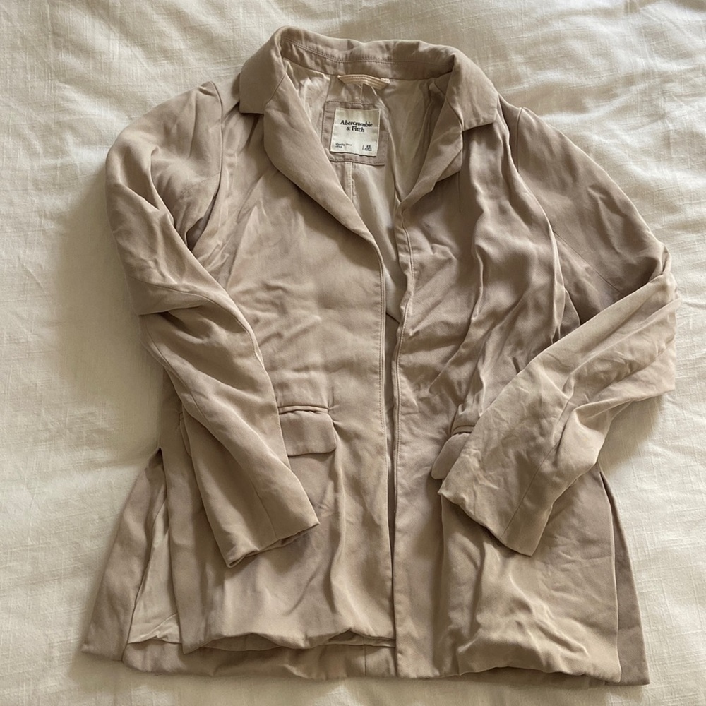 Abercrombie Tan Blazer
